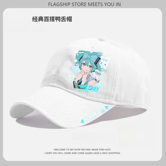 Casquette de baseball Kawaii Hatsune Miku