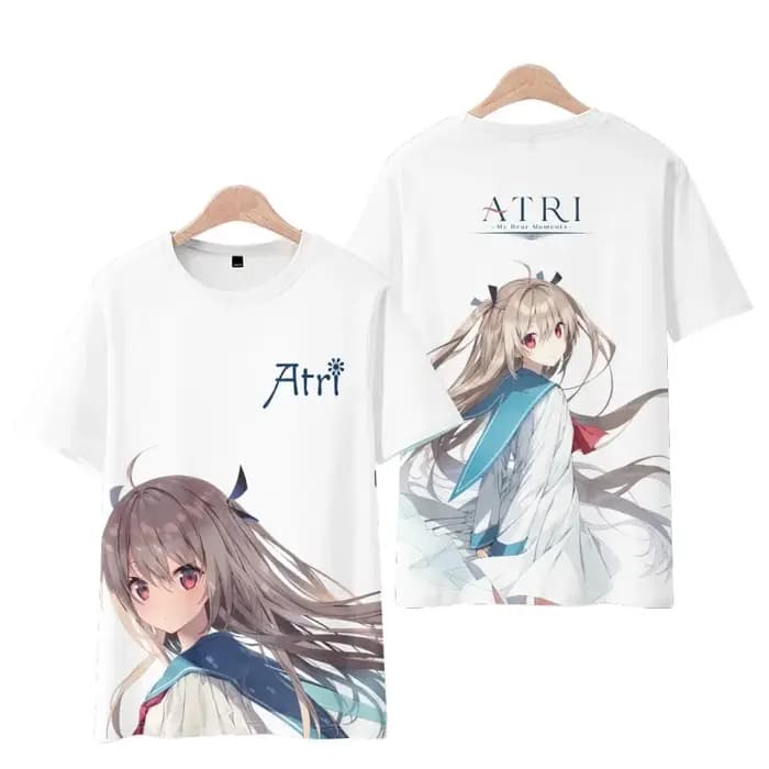 ATRI mes cher Moments jeu japonais AnimeT-Shirts hommes femmes t-shirt à manches courtes chemise de grande taille hauts