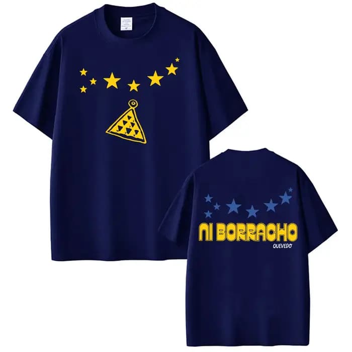Quevedo EL BAIFO « NI BORRACHO » T-shirts imprimés pour hommes et femmes