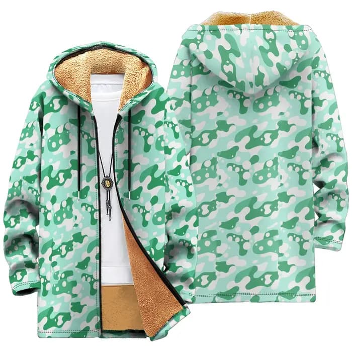 Vestes à capuche doublées de polaire de Camouflage confortables d'hiver manteaux de Style tactique chaud fausse fourrure Camping en plein air décontracté Streetwear mode