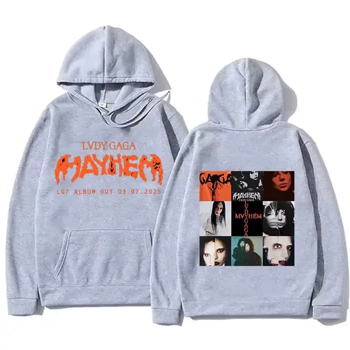 Lady Gaga MAYHEM sweat à capuche unisexe mode impression