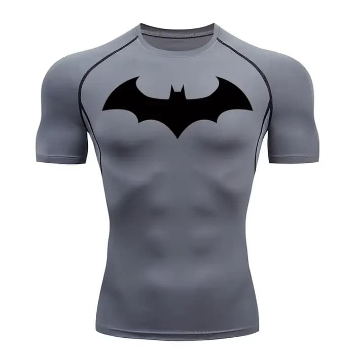 Chemises de Compression graphiques chauve-souris pour hommes