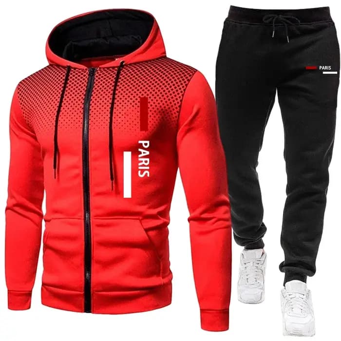 Sweat-shirt à capuche et pantalon de survêtement pour hommes