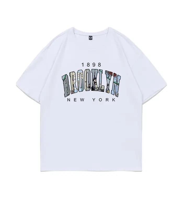 T-shirt imprimé BROOKLYN pour hommes et femmes