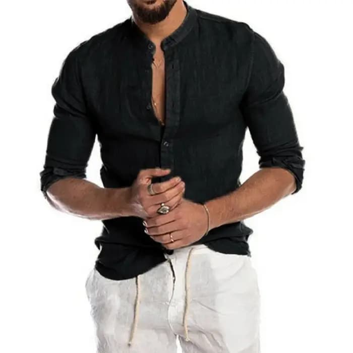 Chemises à manches longues pour hommes