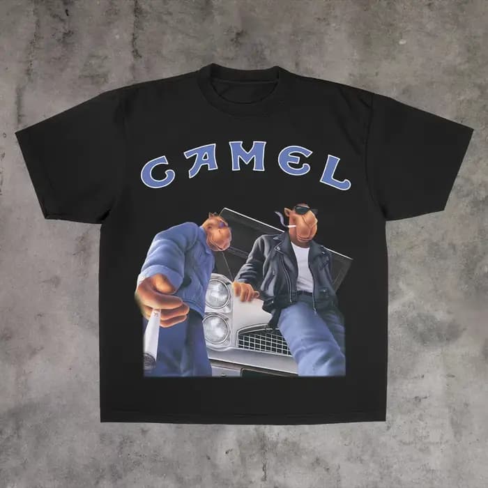 T-shirt vintage Racing Adventure Classic Camel