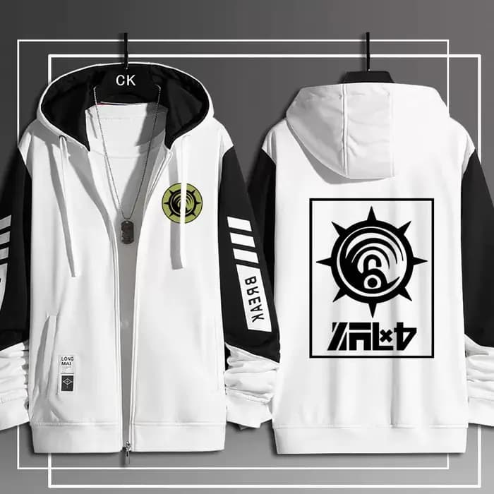 GACHIAKUTA Sweat à capuche zippé Rude Riyo Costume Casual Harajuku à manches longues pour hommes et femmes
