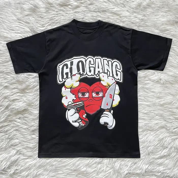 Glo Gang Boyz Worldwide T-shirt à manches courtes imprimé dessin animé