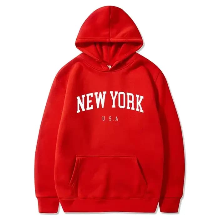 Sweat à capuche unisexe 2026 tendance avec motif imprimé lettres