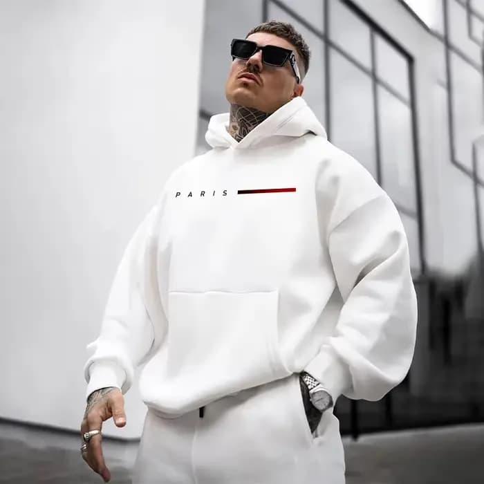 Paris pulls à capuche de mode pour hommes toutes saisons quotidien décontracté sport sweats