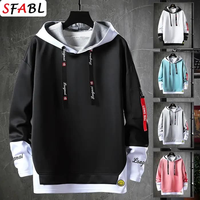 Nouvelle mode hommes sweats à capuche Hip Hop à capuche hommes sweats hommes haut Streetwear décontr