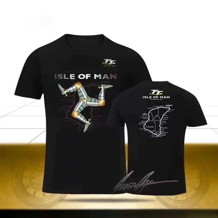 T-shirt pour hommes et femmes, équipement de fan de course de moto Isle of Man Tt Road Race, t-shirt