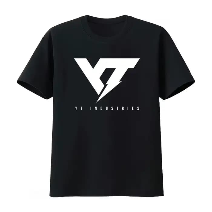 T-shirt imprimé logo Yt Industries pour hommes et femmes – Mode streetwear élégante et respirante –