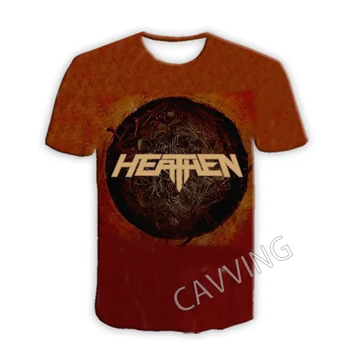 T-shirts décontractés imprimés en 3D Heathen, style Hip Hop, Harajuku, vêtements tendance pour femmes/hommes