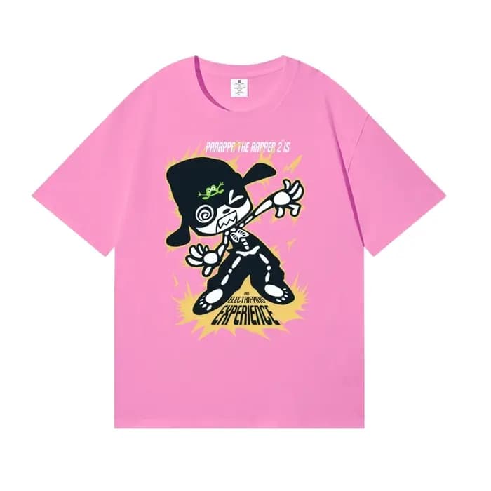 T-shirt classique de style japonais Parappa The Rapper