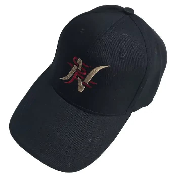 Casquette de Baseball avec broderie noire