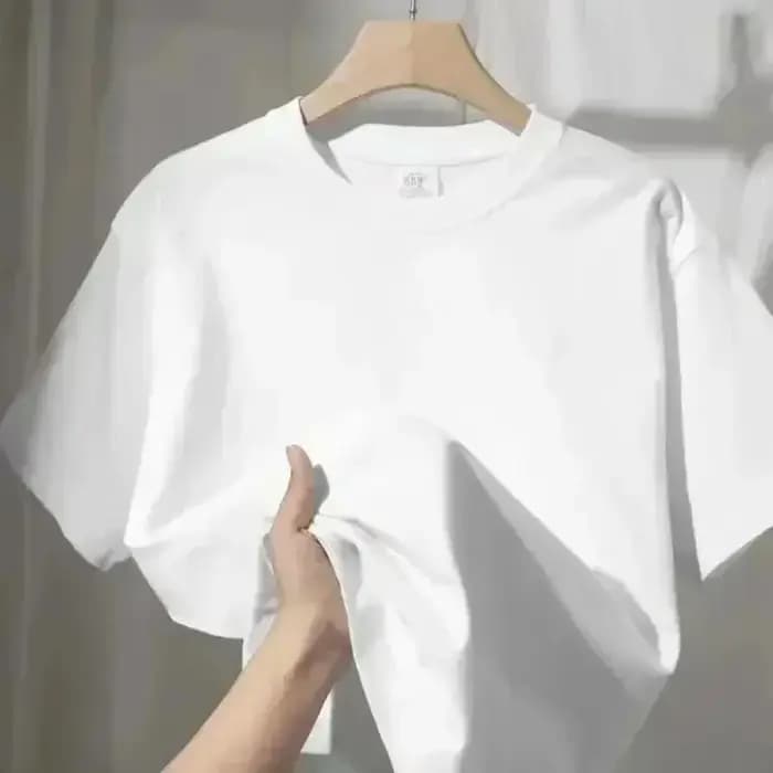 T-shirt à manches courtes en coton doux pour hommes et femmes