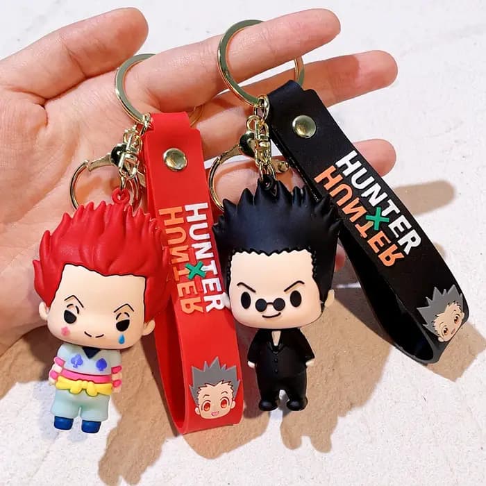 HUNTER X HUNTER Figure porte-clés Anime dessin animé GON · FREECSS poupée pendentif porte-clés voiture porte-clés accessoires bijoux enfants jouet cadeaux