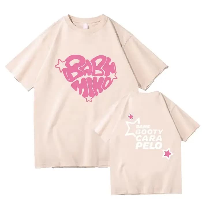 XOXO Tour 2024 Baby Miko T-shirts YoungMiko Rapper Printing Tee-shirt Short Sleeve Summer O-neck