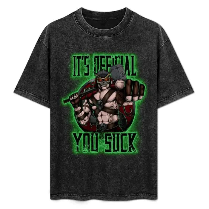 SHAO KAHN T-shirt décontracté léger d'été à manches courtes