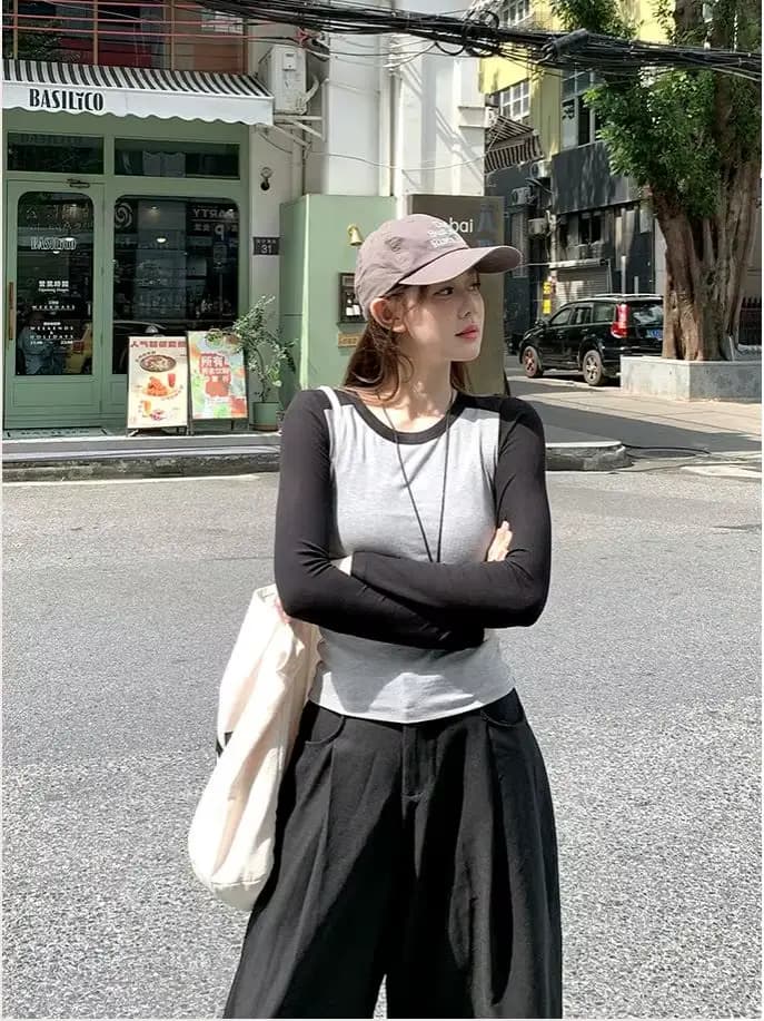 T-shirt à manches longues pour femme