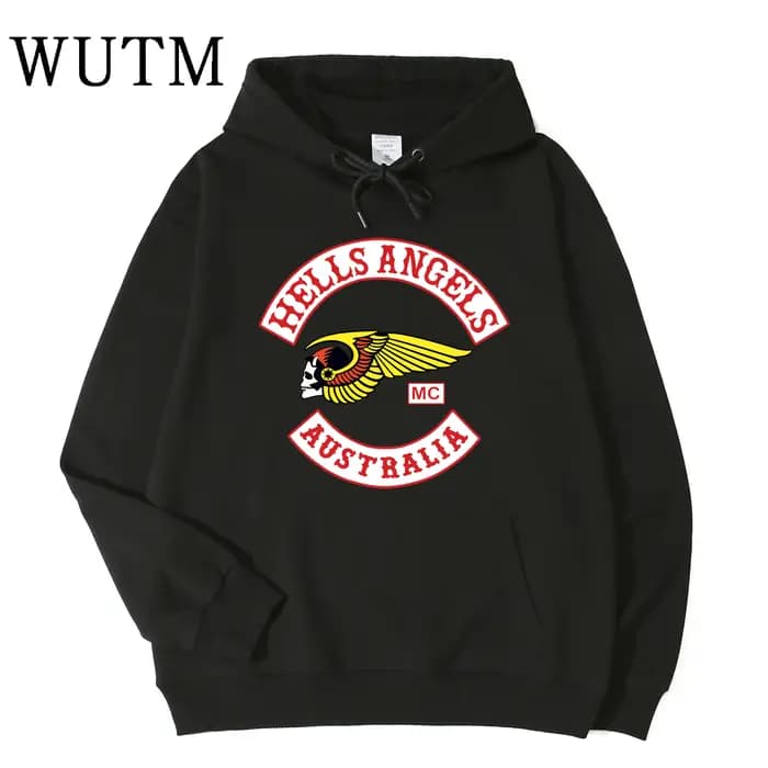 Hells Angels Australie Sweat à capuche unisexe pour homme et femme