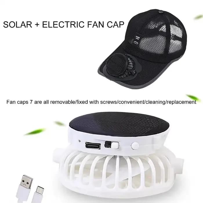 Casquette de baseball solaire pour hommes et femmes