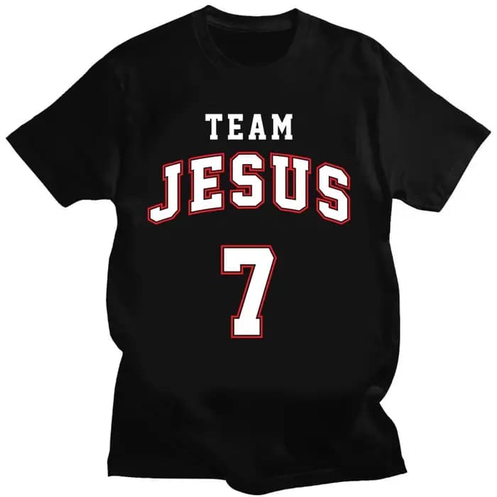 T-shirt graphique drôle de l'équipe de Jésus pour hommes et femmes