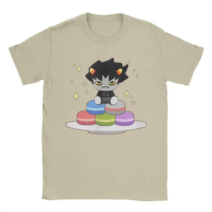 Homestucked Manga ANIME T-Shirts pour hommes Vintage coton t-shirt col rond manches courtes