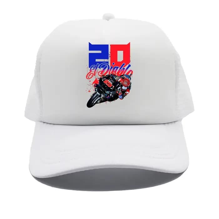 Fabio Quartararo El Diablo 20-Casquette de camionneur pour hommes et femmes, casquettes de baseball