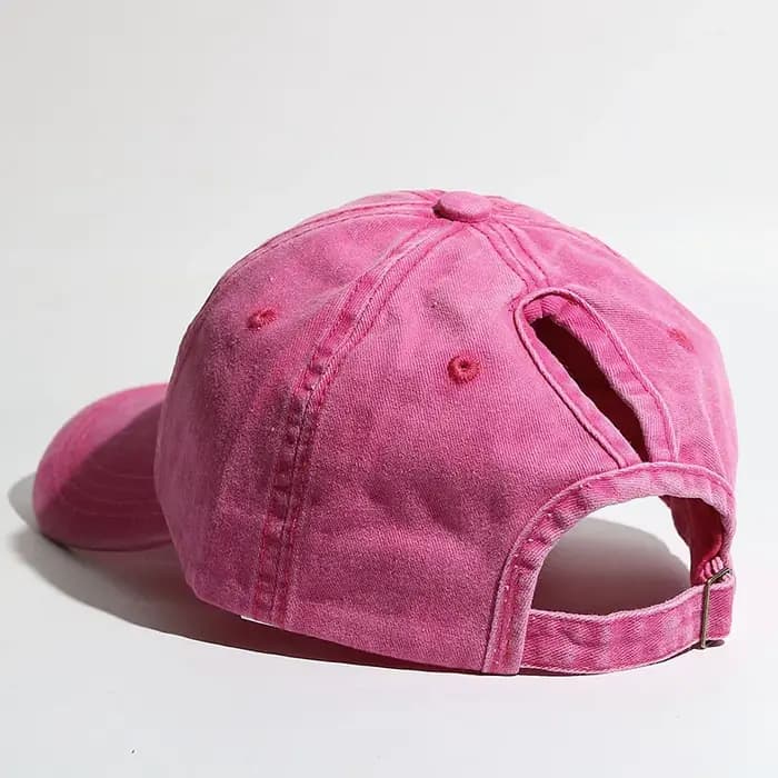 Casquette de baseball à queue de cheval haute pour femme, chapeau de soleil, chapeau de sport de cou
