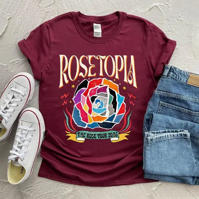 T-shirt The Rose Rosetopia 2026 World Tour