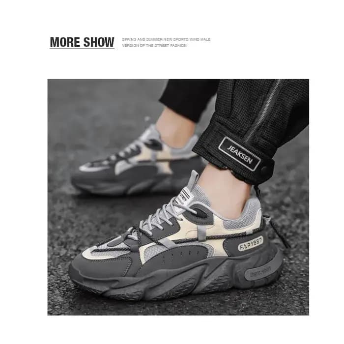 Nouvelles Chaussures Homme Hiver 2026 – Baskets Tendance Sport Décontractées Polyvalentes Respirantes Rehaussantes Style Papa INS