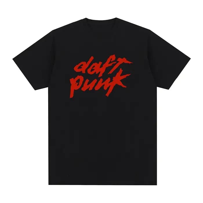 T-shirt unisexe en coton Daft Punk pour hommes et femmes, accès aléatoire, nouveaux souvenirs, volat