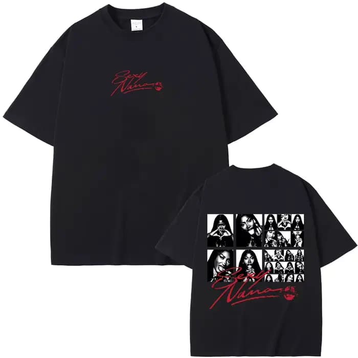 T-shirt graphique sexy Nana du rappeur Aya Nakamura, pour hommes et femmes, mode hip-hop, musique po