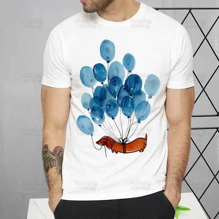 T-shirt décontracté à manches courtes pour hommes