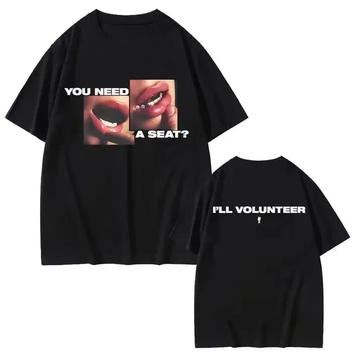 2025 Billie Hit Me dur et doux T-Shirt hommes femmes à manches courtes coton t-shirts de haute qualité Streetwear Y2k hauts vêtements d'été