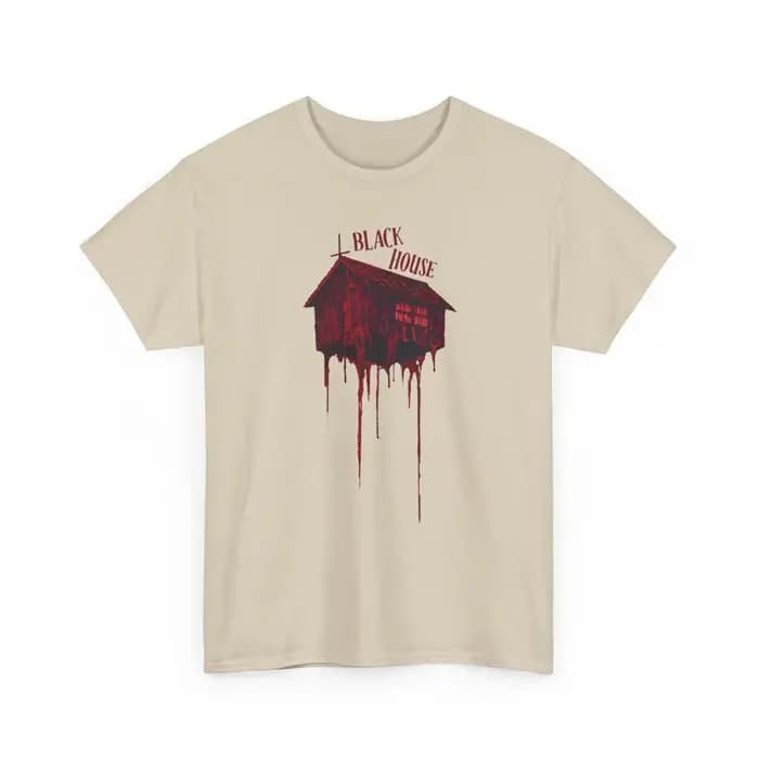 T-shirt Dorohedoro Black House, style rétro manga sombre, pour hommes et femmes, en coton, idéal pour l'été, streetwear cool, cadeau pour les amateurs d'animation sombre