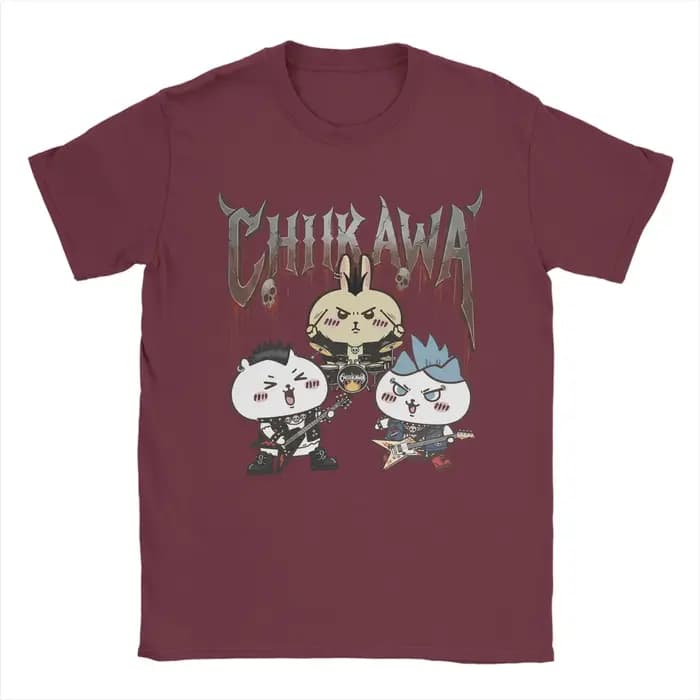 Chiikawas rock band T-Shirt pour hommes