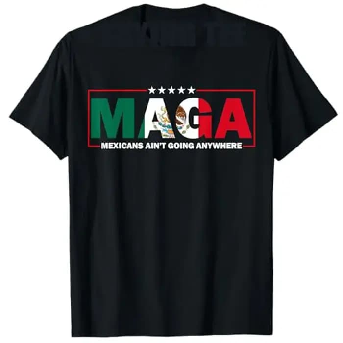 MAGA-T-shirt graphique à manches courtes pour hommes et femmes, T-shirt humoristique, mexicains ne v