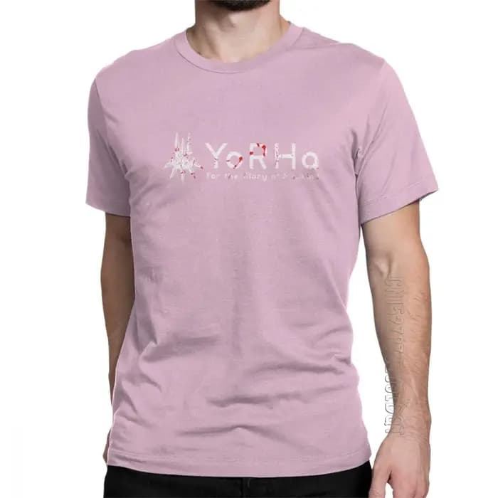 NieR Automata YoRHa hommes T-Shirt 2B jeu Vintage T-Shirt homme T-Shirt col rond T-Shirt 100% coton vêtements de fête
