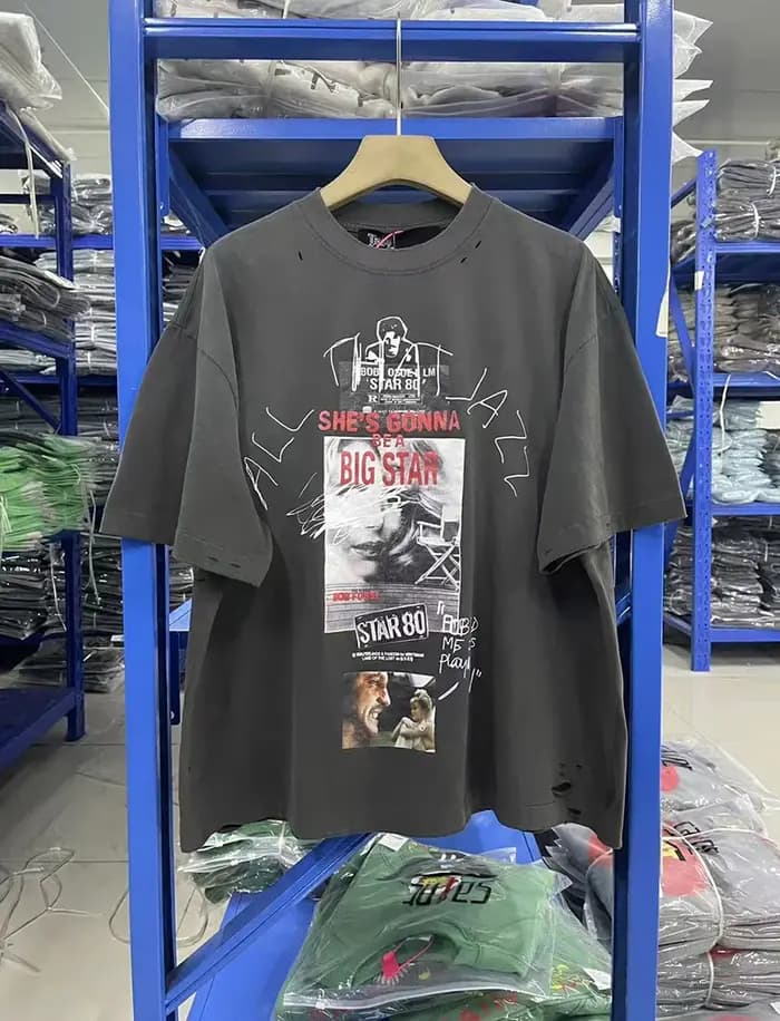 T-shirt unisexe 2026 High Street avec logo de poche