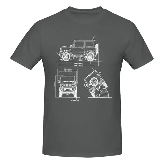 T-shirts graphiques Jimny pour fans de voitures japonaises