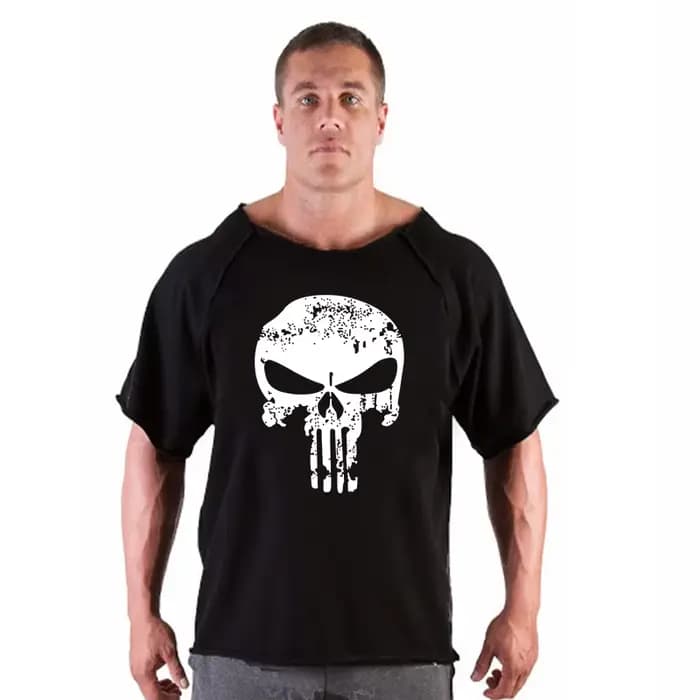 T-shirt Respirant en Coton Vintage pour Homme