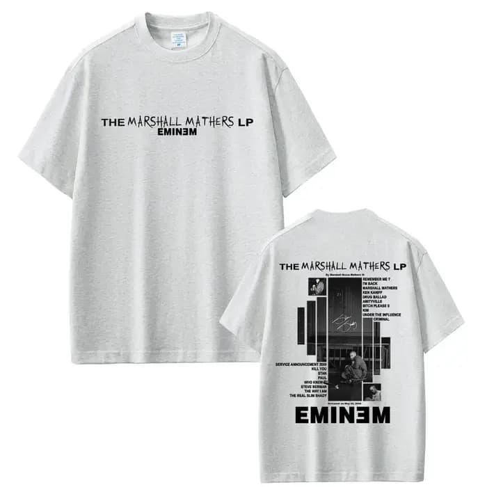 Rappeur Eminem 2000 Album graphique T-shirt hommes femmes vêtements Hip Hop mode surdimensionné T-shirts