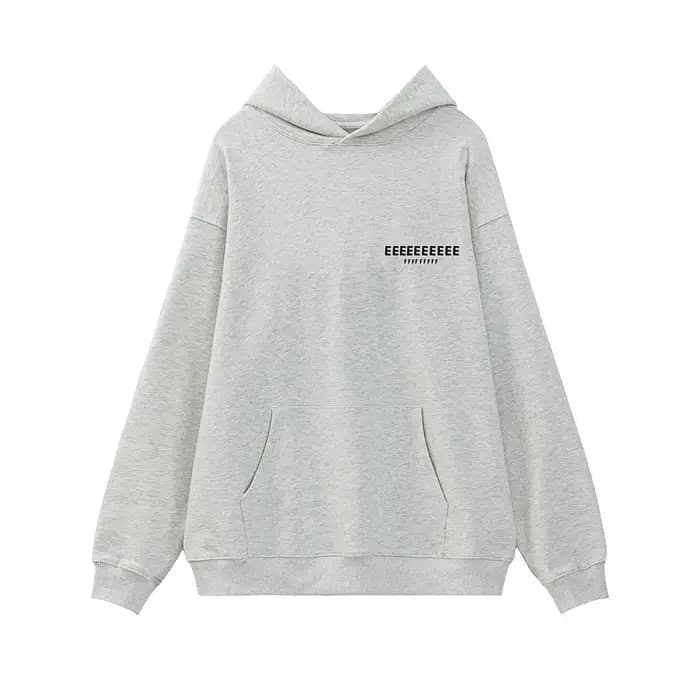 24fw marque classique Double ligne flocage lettre Logo sweats à capuche de haute qualité lâche coton