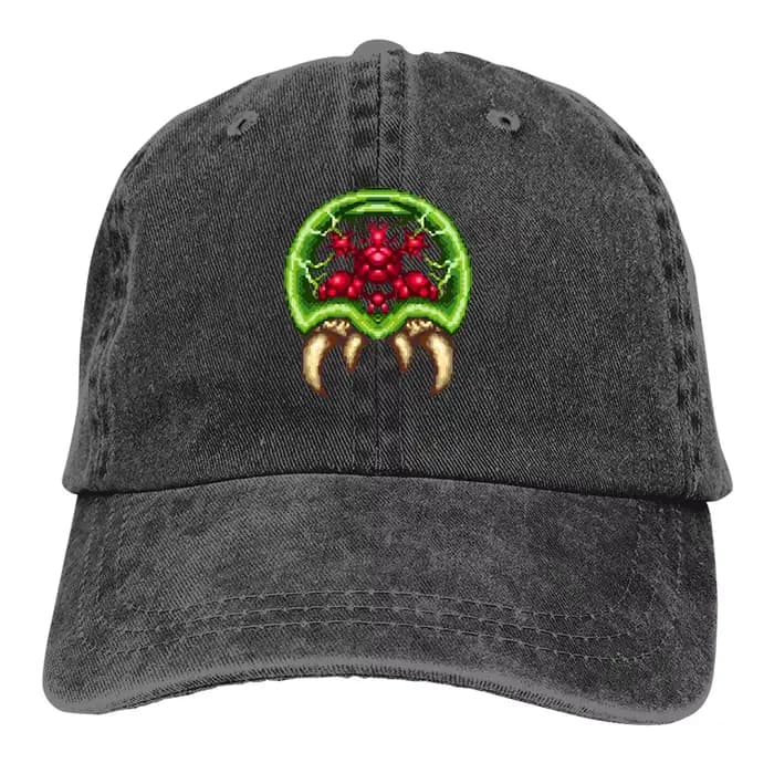 Casquette de baseball angiMetroid pour homme, chapeau à visière, pare-soleil, jeu Super Metroid