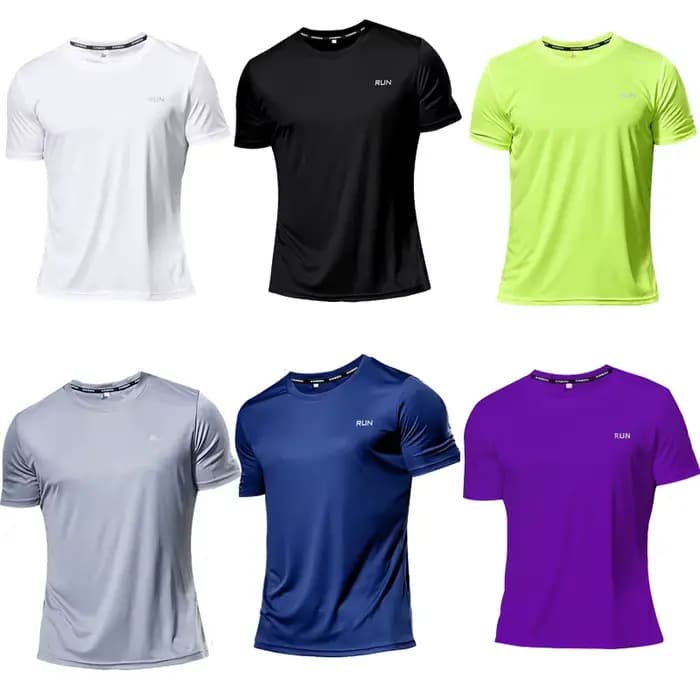 T-shirt basique à col rond pour homme