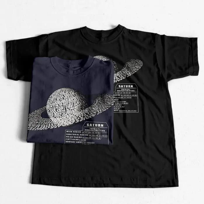 T-shirt col rond homme, 100% coton, cool, unisexe, avec impression spatiale