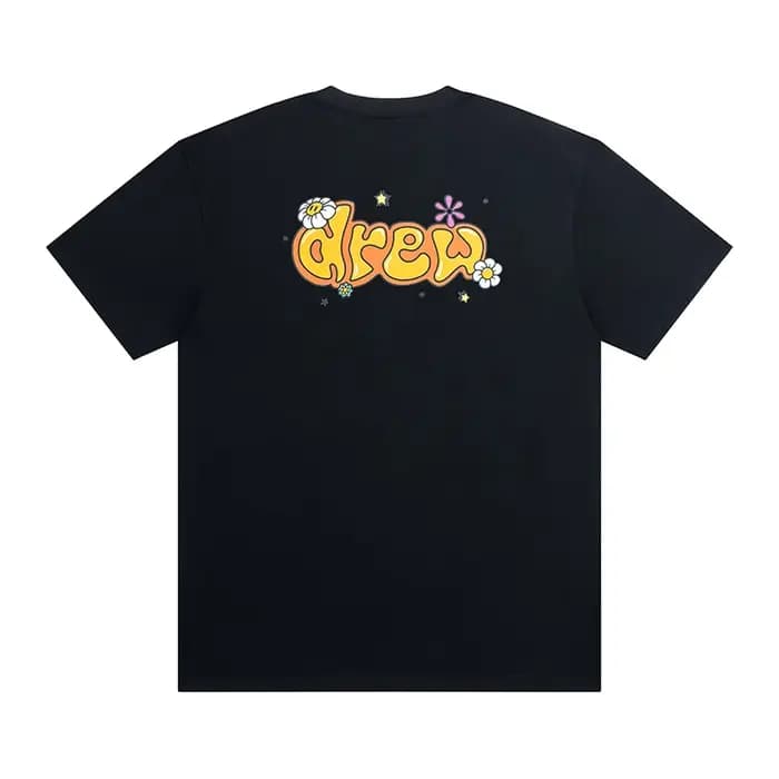 Drew House offre spéciale vêtements pour hommes logo brodé T-shirt hommes et femmes imprimé ample à